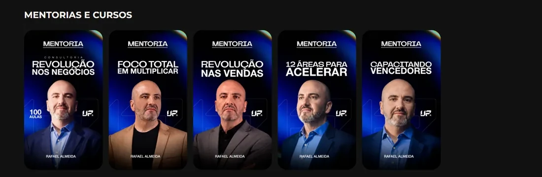 Tela real do catálogo do Universo do Propósito